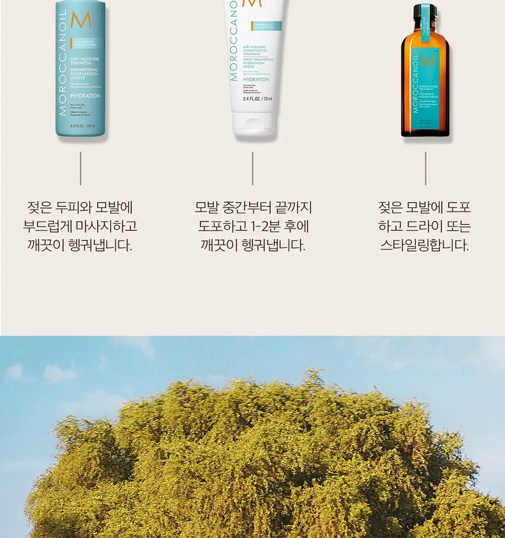 [두피 유수분 케어]모로칸오일 에어리 모이스처 샴푸 250ml 상세페이지 21